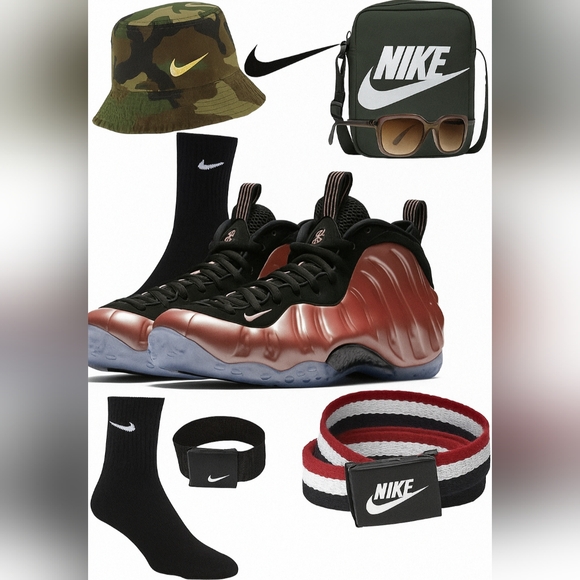 Nike Shoes - ☆Nike Rust Pink Rose Gold FoamPosite On Grade School☆